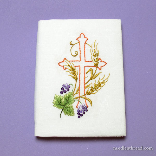 Embroidered Book Cover Assembly