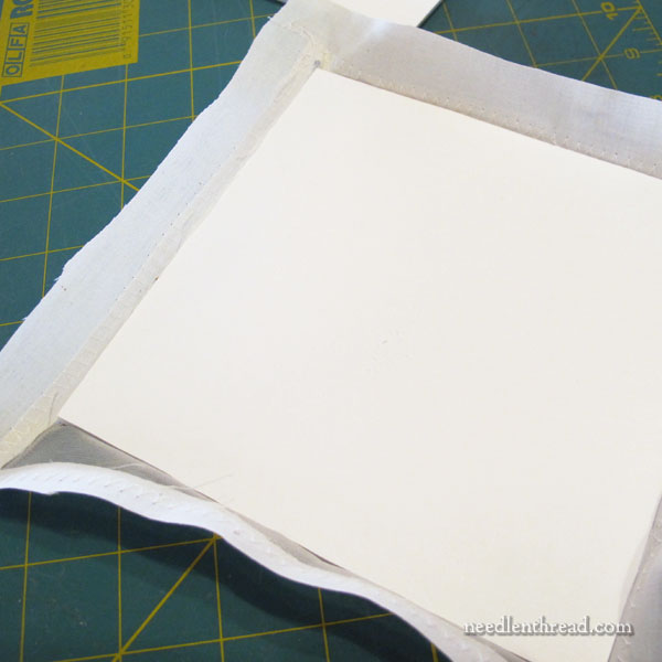 DIY How to Frame Needlework Using Pins