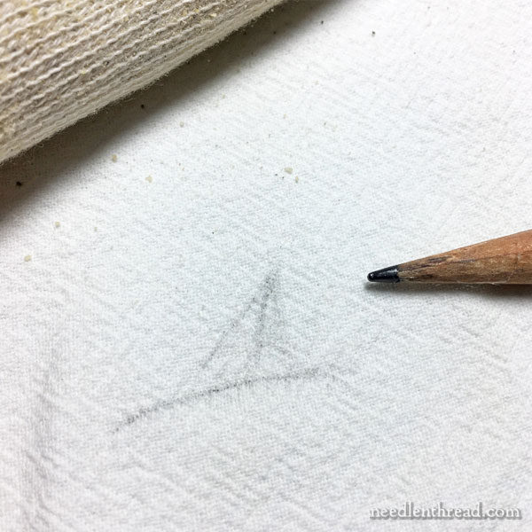 Embroidery Transfer Tip Erasing Pencil Mistakes from Fabric