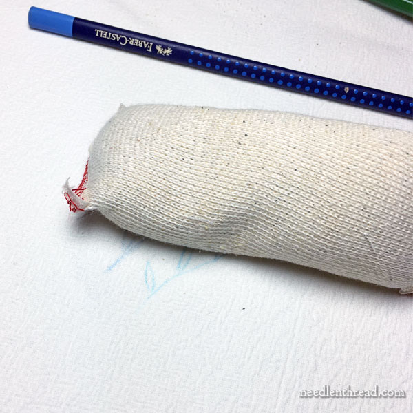 Embroidery Transfer Tip Erasing Pencil Mistakes from Fabric