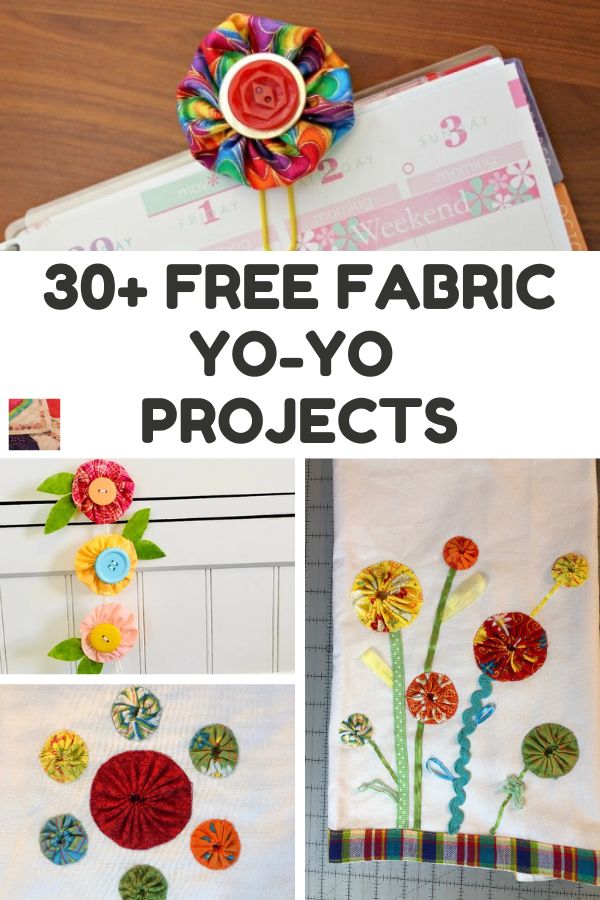30+ Free Fabric YoYo Projects