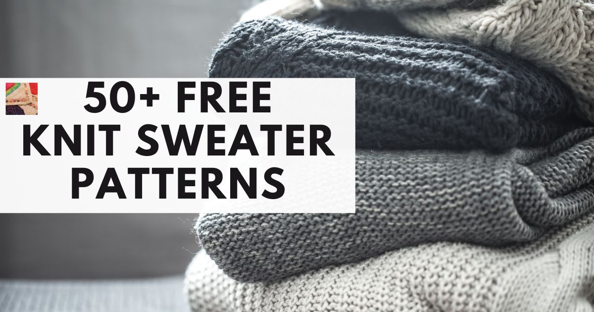 50+ Free Knit And Crochet Patterns
