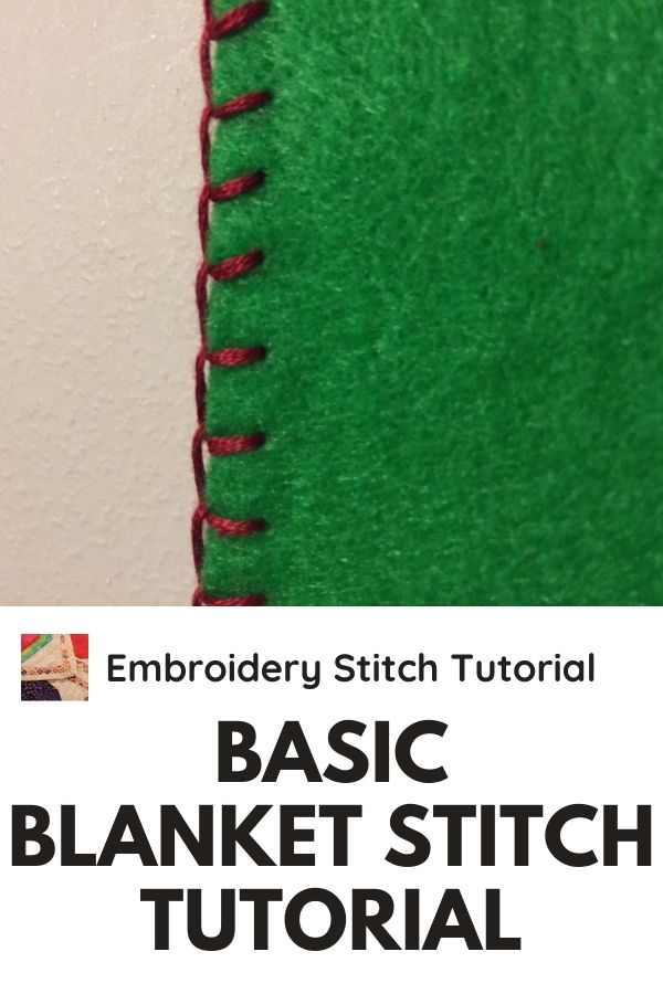 How to do the Basic Blanket Stitch