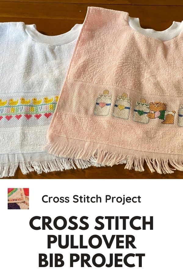 Cross Stitch Pullover Bib Project Idea
