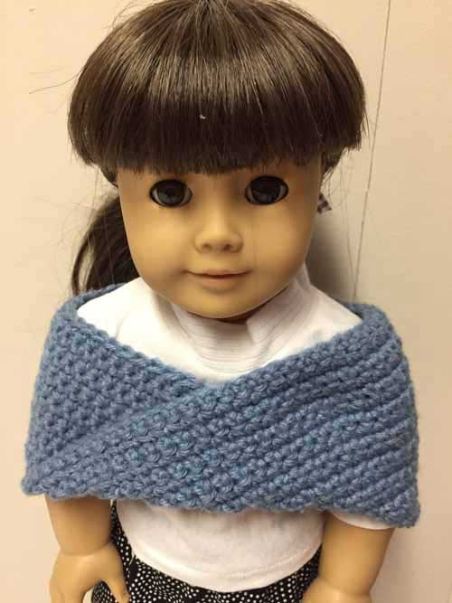 18 Inch Doll Shoulder Wrap Tutorial