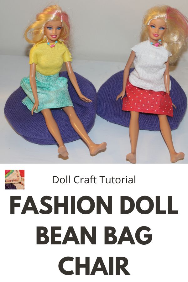 How to make a Bean Bag Chair for your Fashion doll