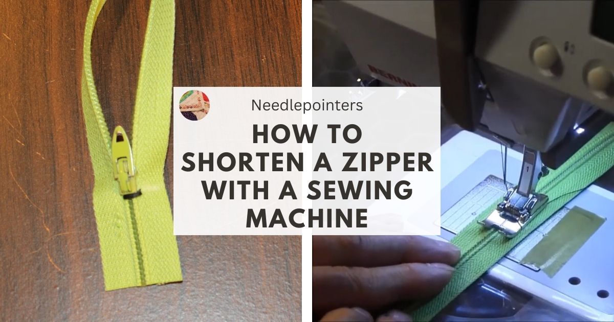 How to Shorten a Zipper with a Sewing Machine