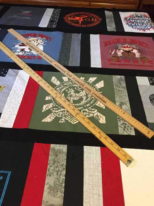 TShirt Quilt Deciding How to Quilt