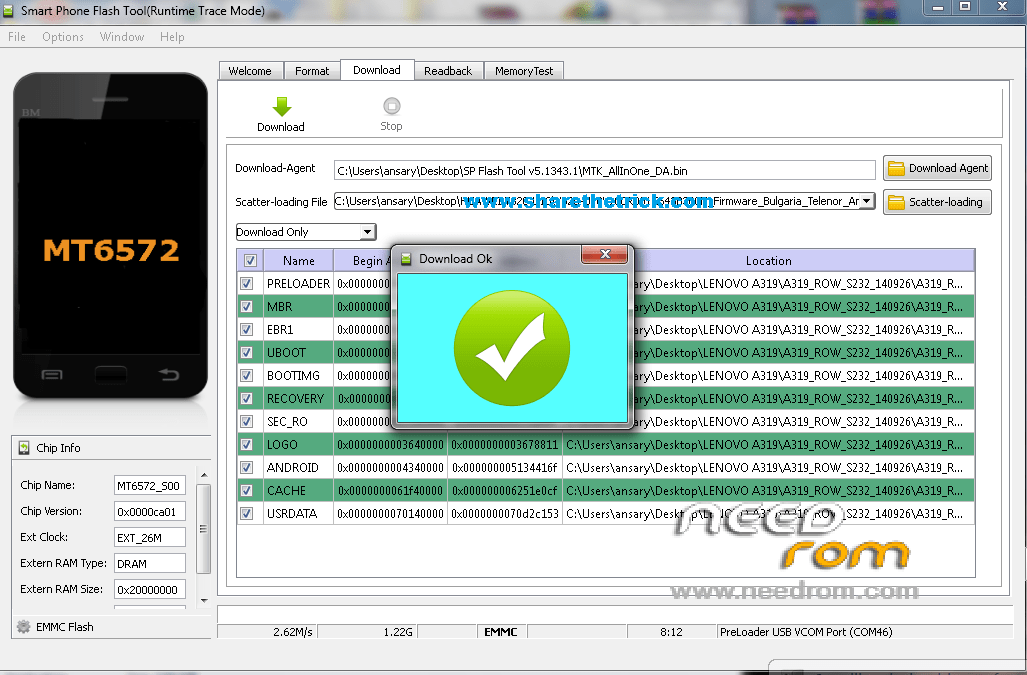 How To Lenovo A328 Dead Boot Recovery Sp Flash Tool
