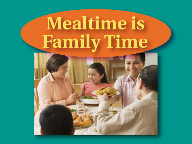 NEEDs Center MEALTIME IS FAMILY TIME ENGLISH
