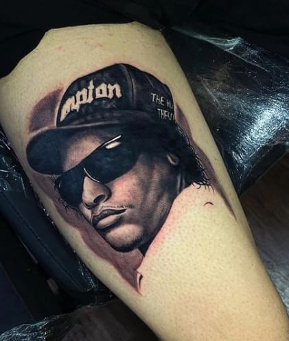 8 Best Eazy-E Tattoos - Nsf - Music Magazine 497_x_421_jpg