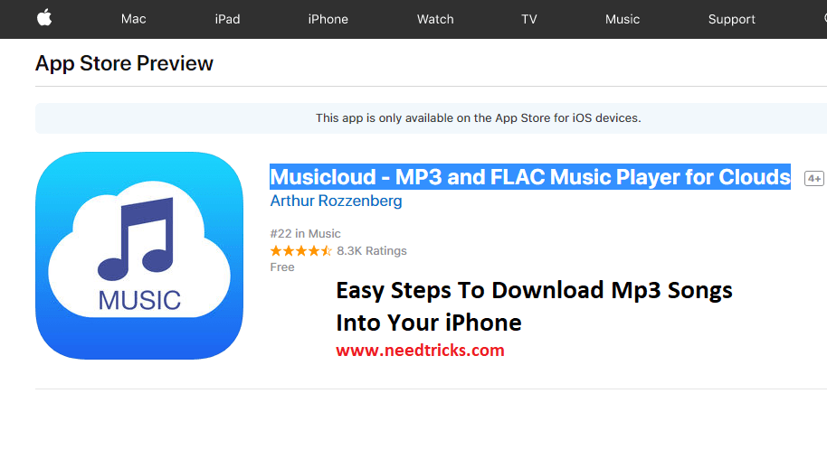 Easy Steps To Download Mp3 Songs Into Your iPhone