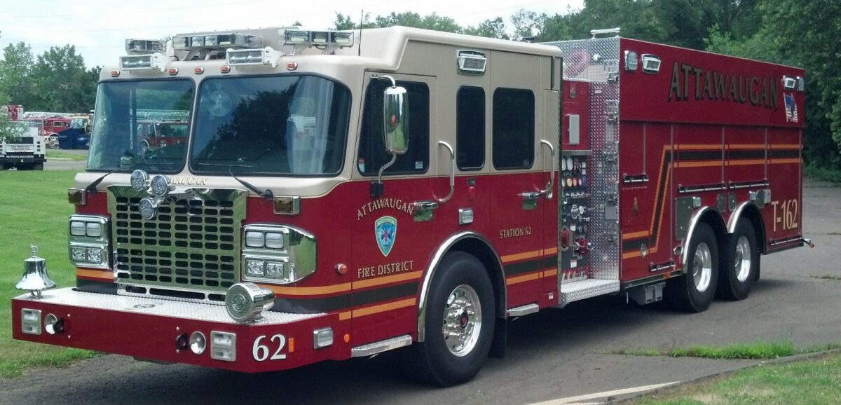 Tanker on a Custom Chassis New Fire Truck Delivery New England Fire
