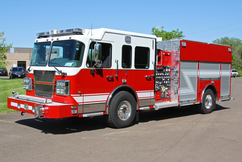 Custom Side Rescue Pumper New Fire Truck Delivery New England Fire