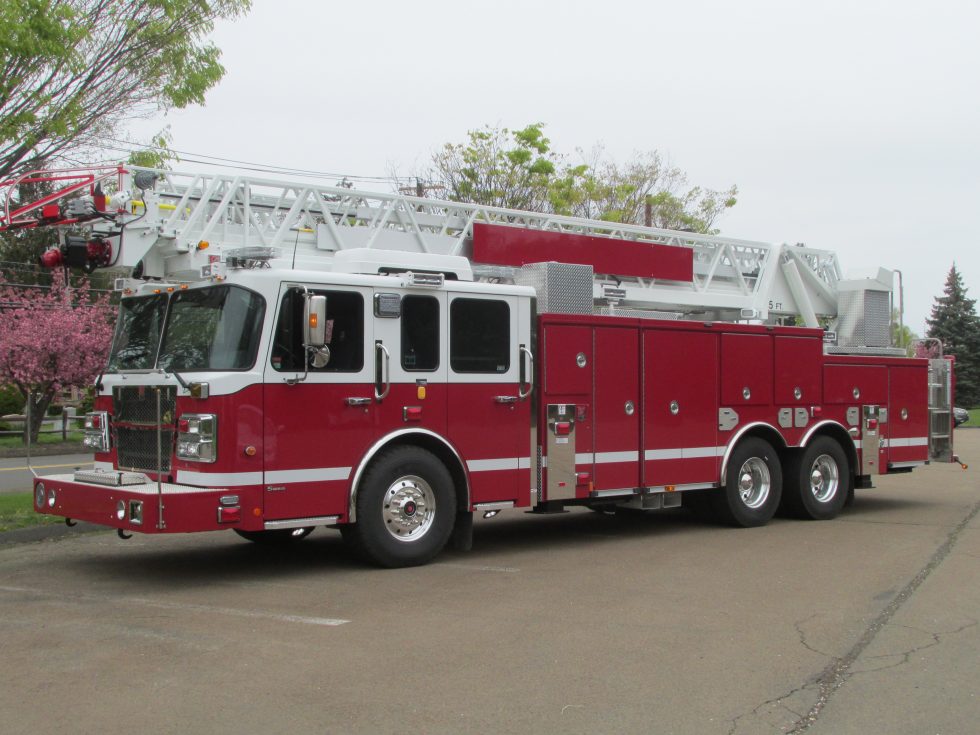 105′ Aerial on a Spartan Chassis New Fire Truck Delivery New
