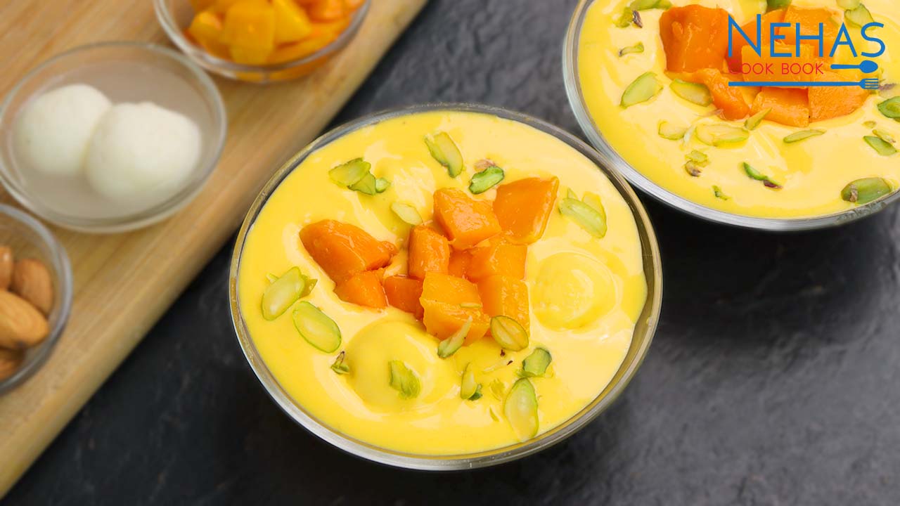Mango delight recipe how to make mango dessert creamy mango custard