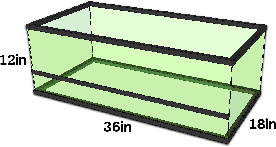 NEHERP Vivarium Builder 36x18x12 Enclosure