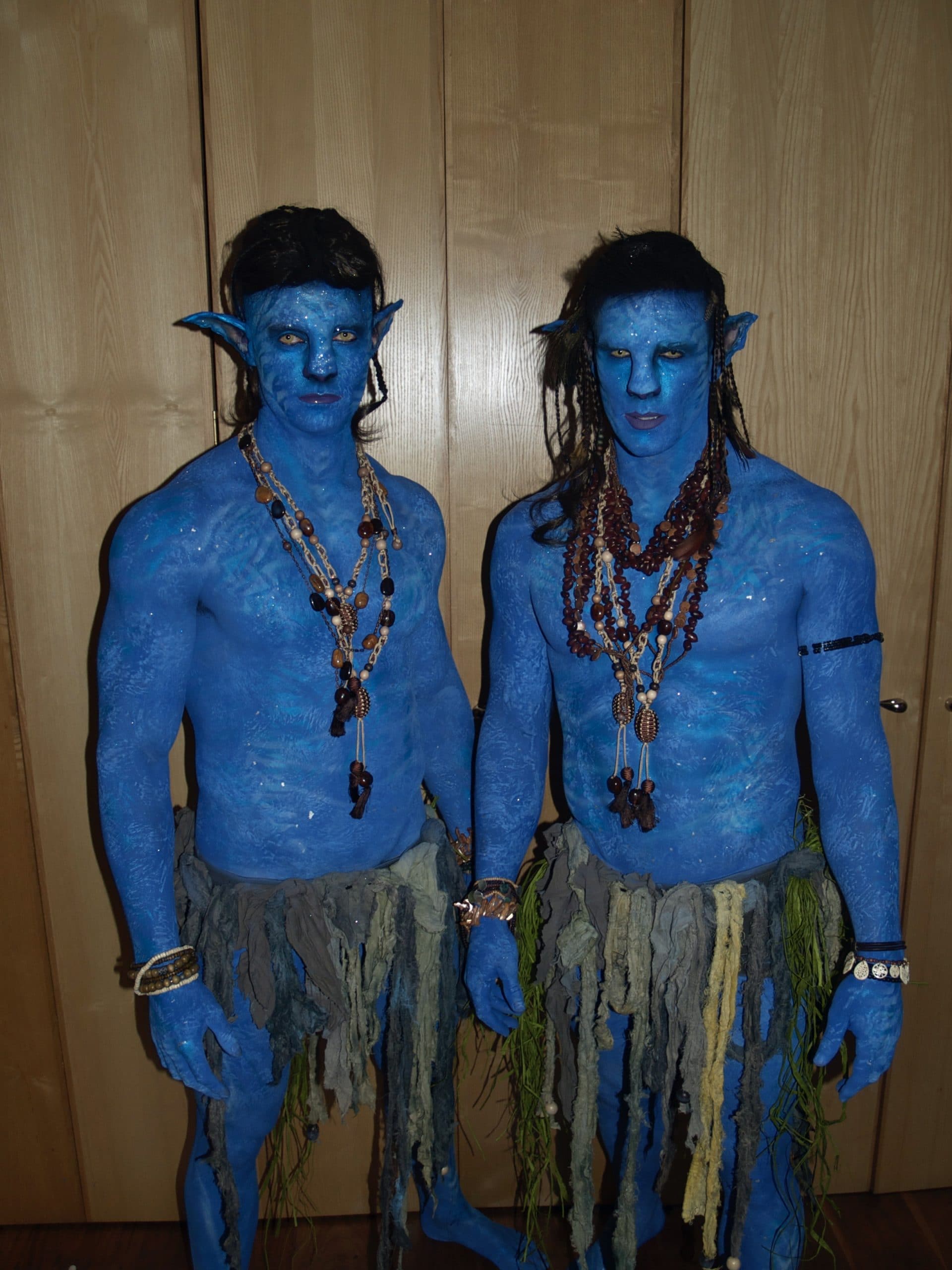 Body painted avatar costume fancy dress tutorial for events circus