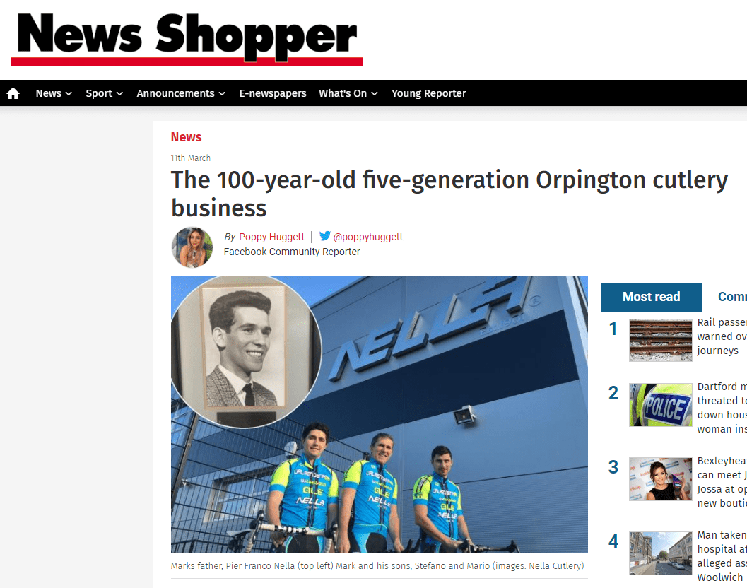 Nella Cutlery in the News Nella Cutlery