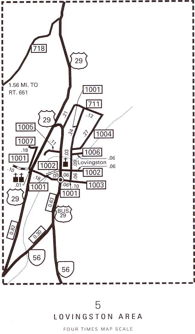 Nelson County Highway Maps