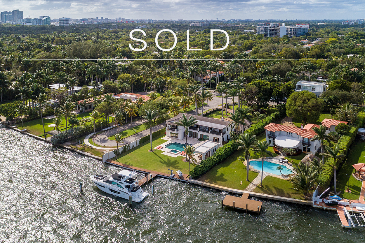 SOLD at 8,150,000 by Miami's top luxury broker, Nelson Gonzalez