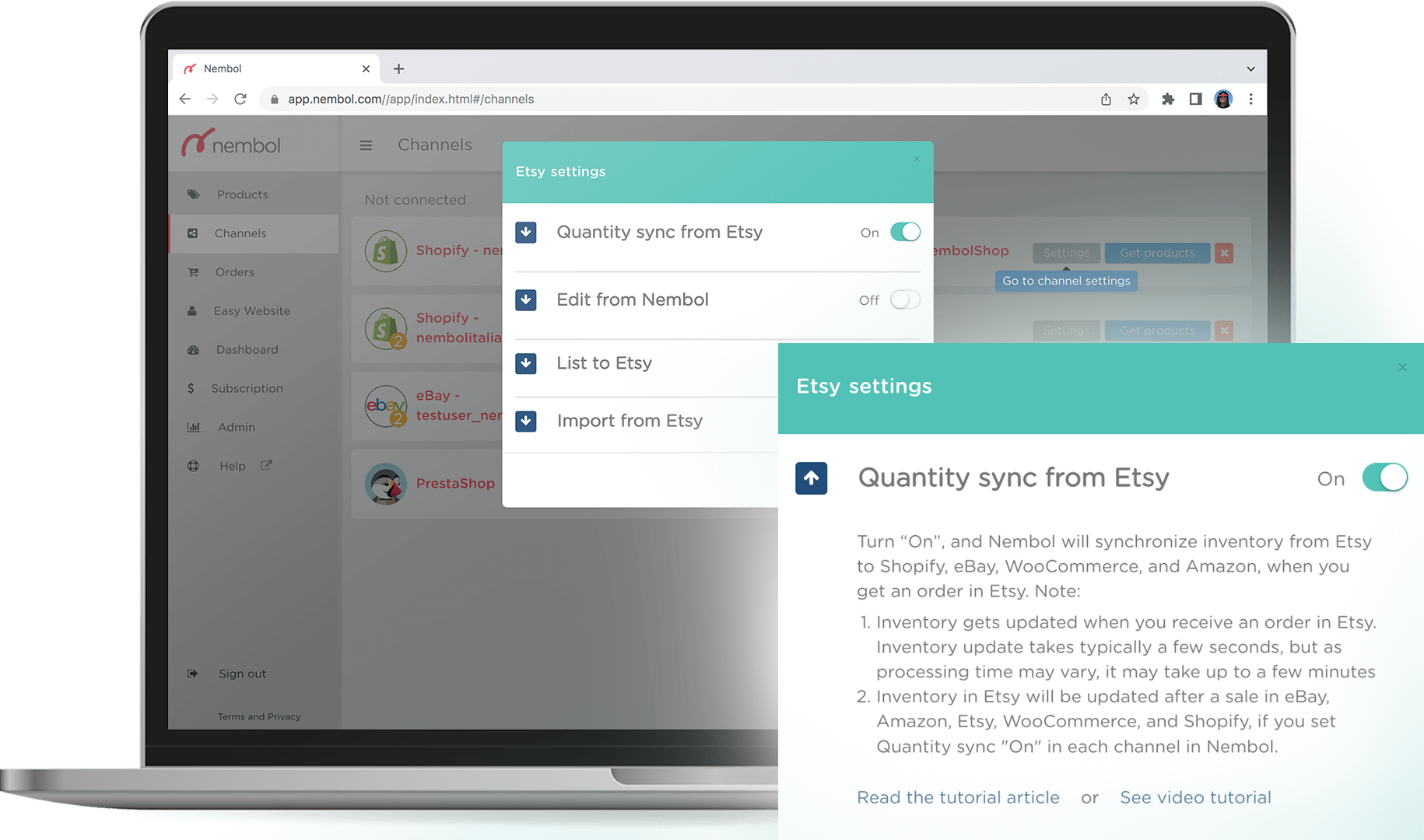 Etsy Listing Software & Inventory Management System Nembol