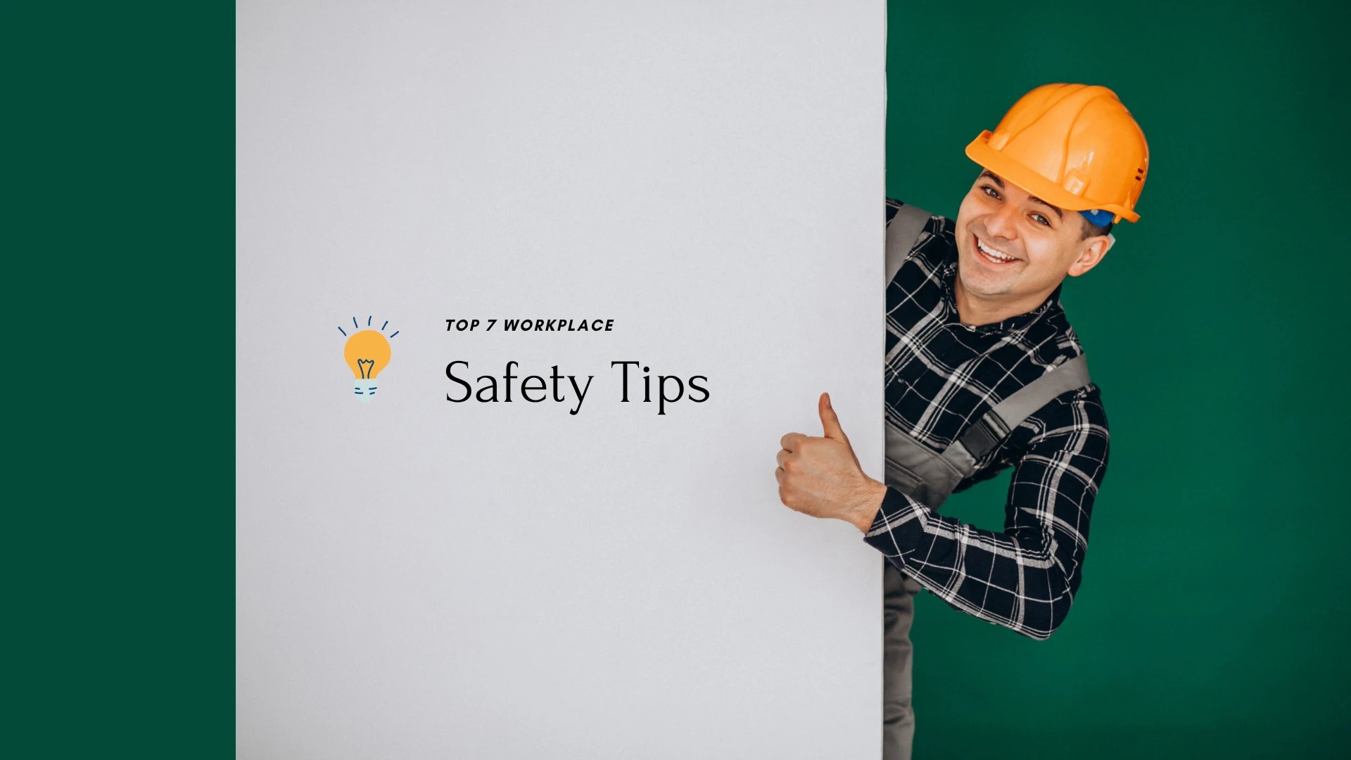 Workplace safety tips 7 things to know NeoEHS