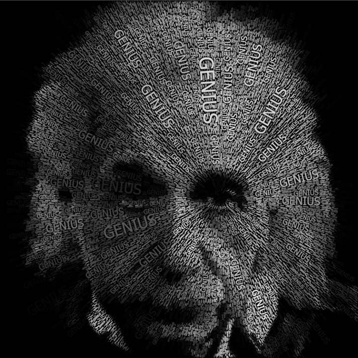 Einstein Word Portraits