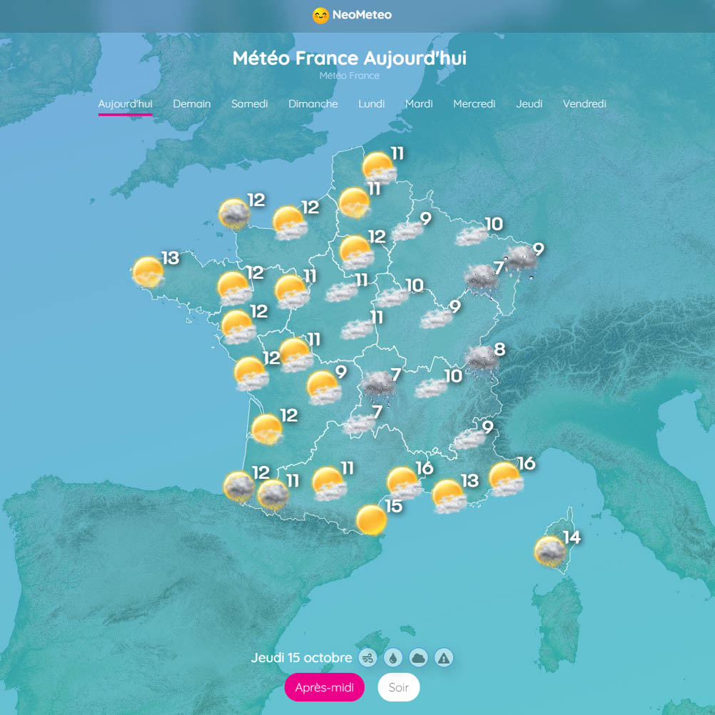 Meteo Quimper 29 ☀ Previsions Meteo GRATUITE à 15 jours