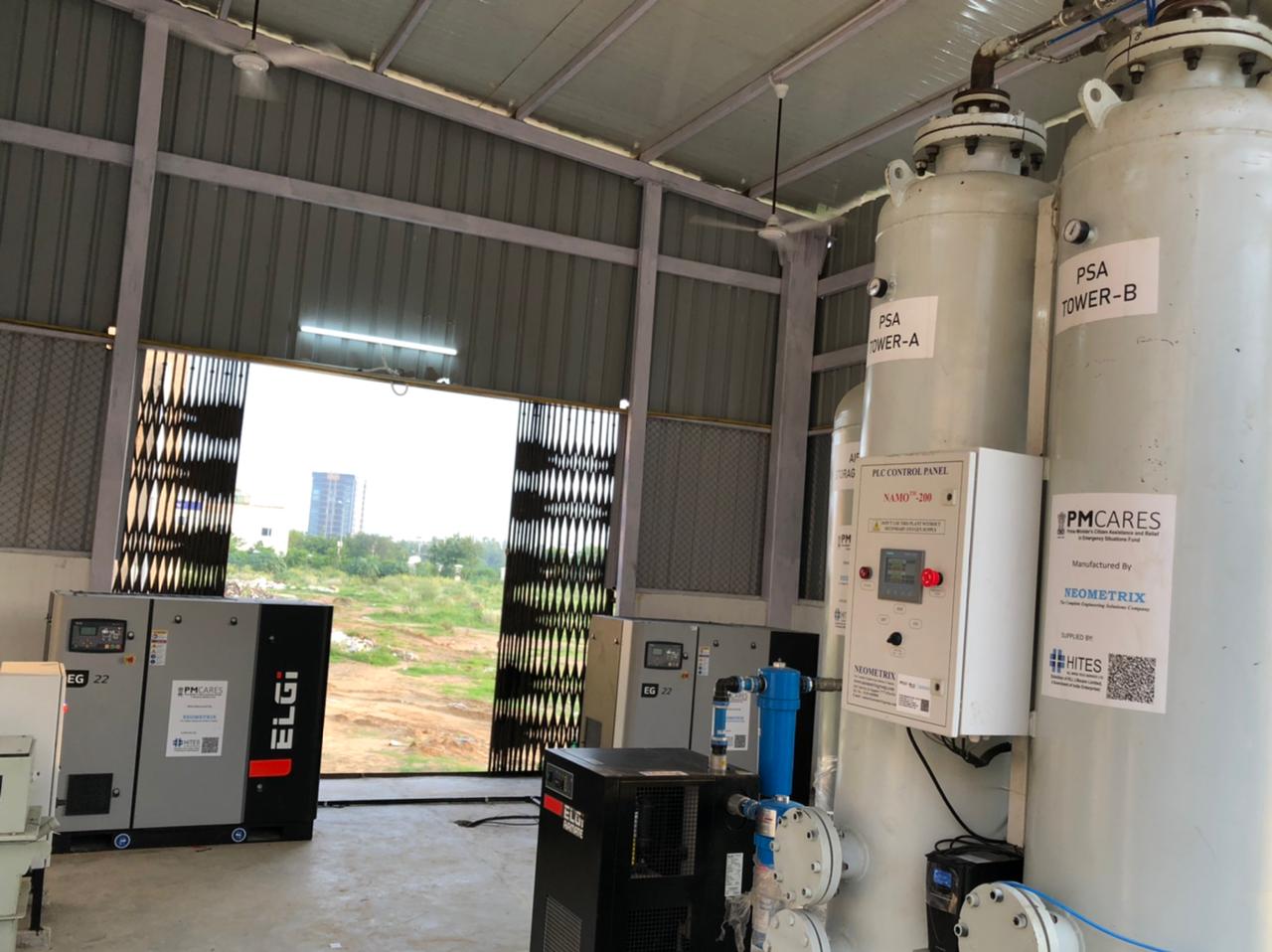 PSA Medical Oxygen Generation Plants Manufacturer in India Neometrix