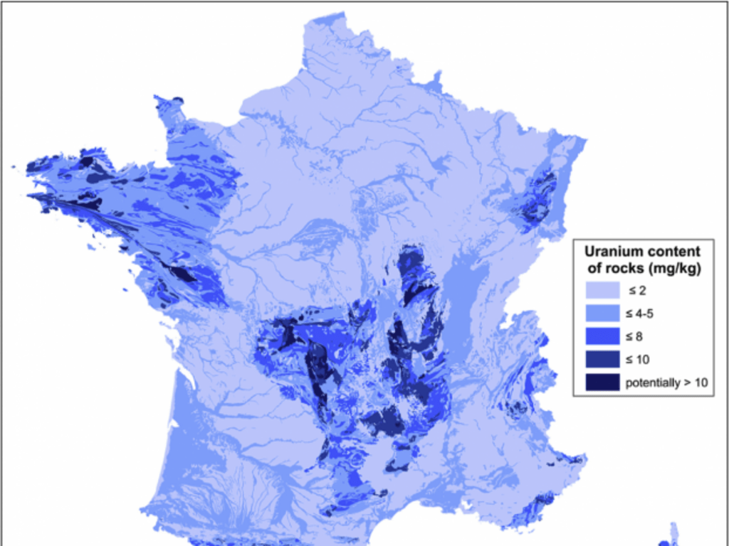 Les Points À Considérer Lors De La Visite De La Carte De France Radioactivité Carte du radon en Bretagne et de la radioactivité naturelle