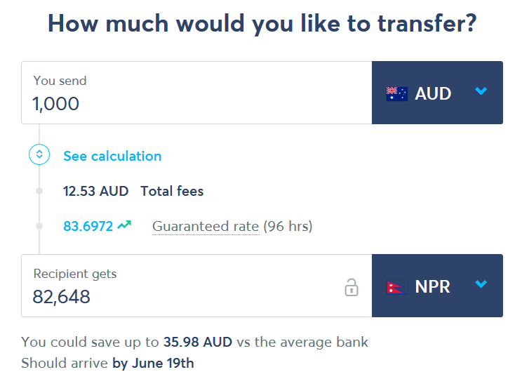 How to Send Money from Australia to Nepal