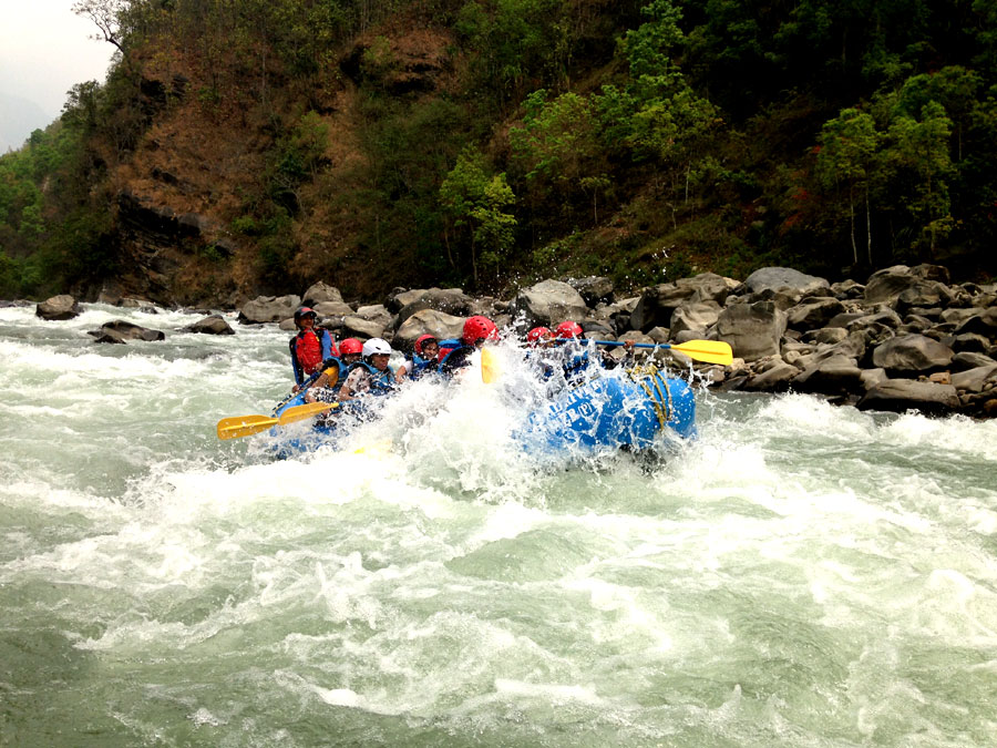 Best rivers to raft in Nepal.