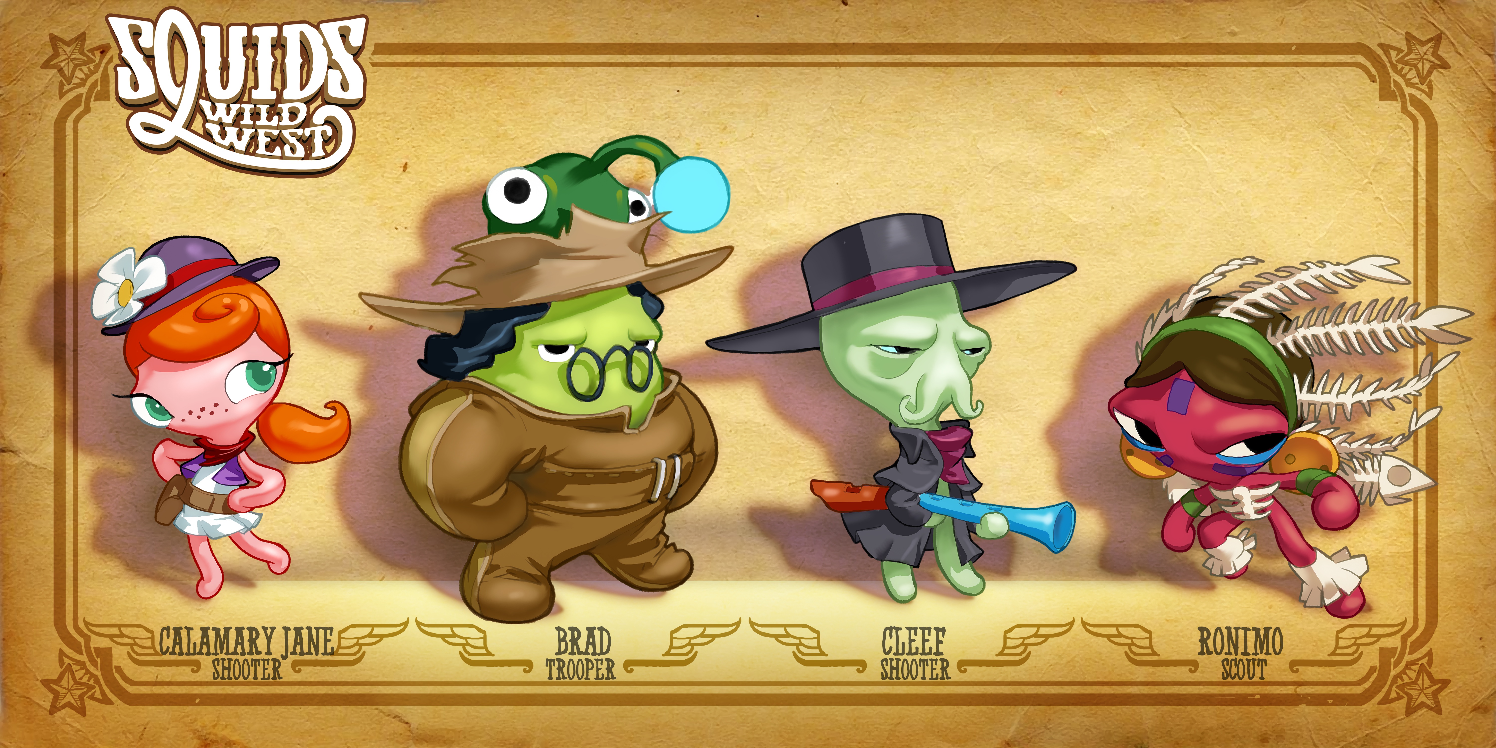 SQUIDS Wild West for mobile. Giddy up!
