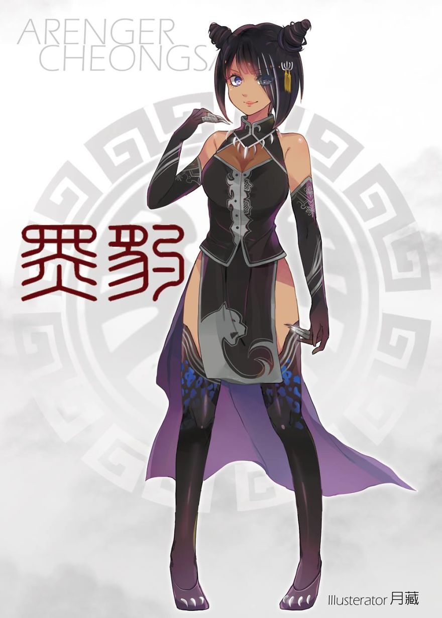Chinese Illustrator Transforms Avengers Into Anime Waifu And Results