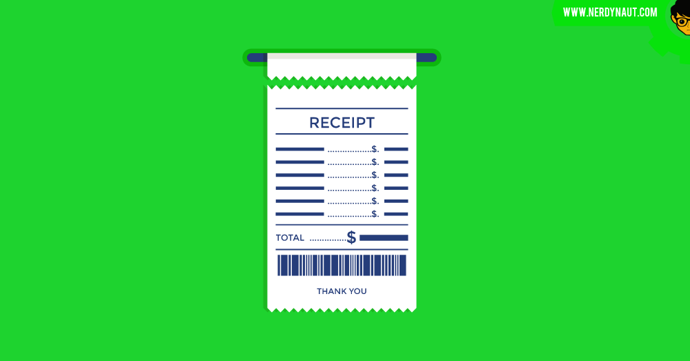 4 Tips for Using Electronic Receipt Templates and Solutions Nerdynaut