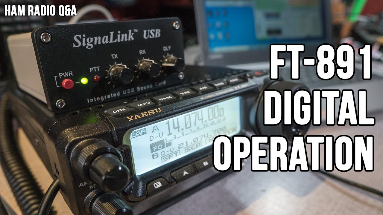 Yaesu FT891 Setup for Digital Modes Ham Radio Q&A RF