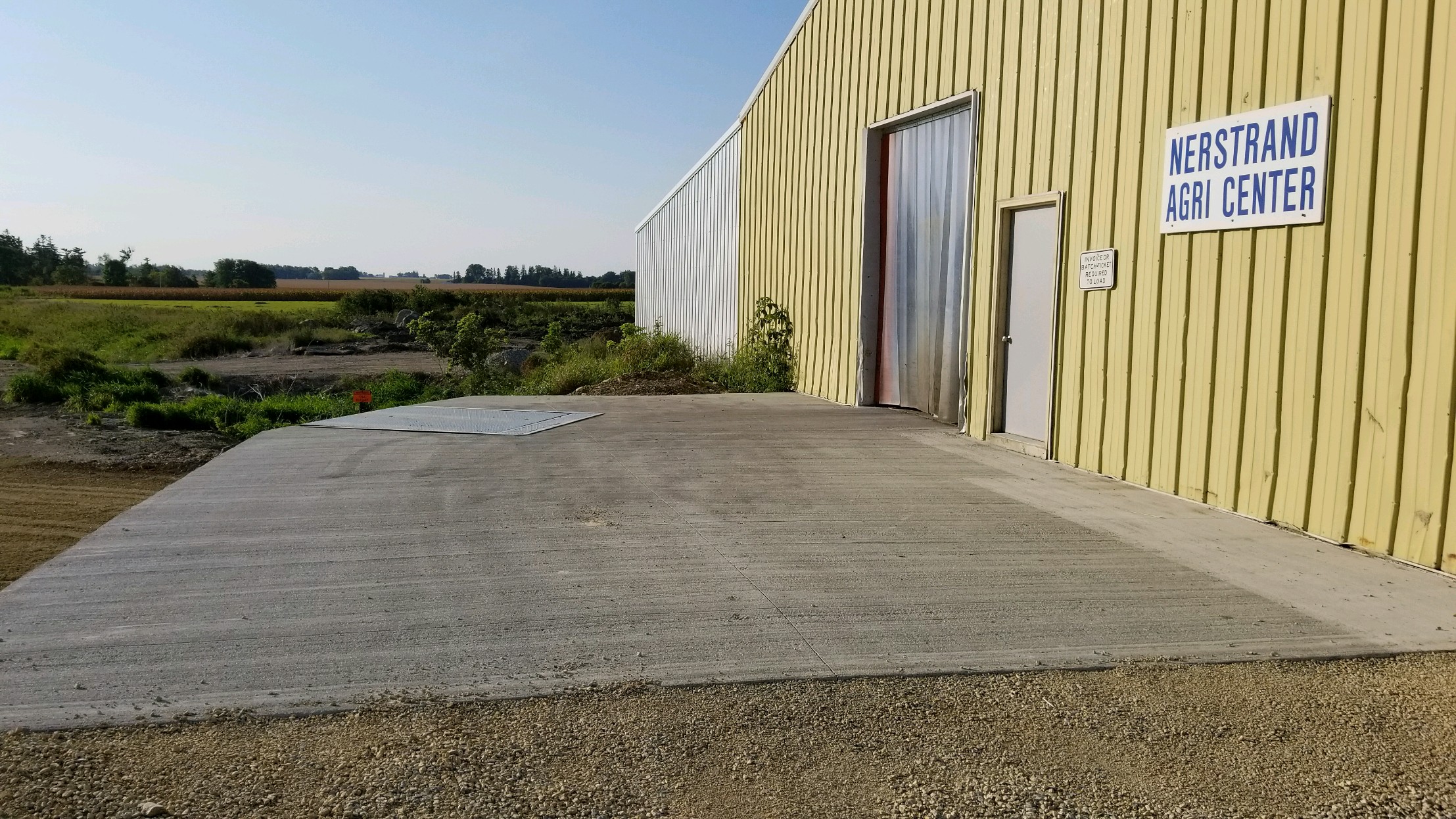 Complete Loading Dock Nerstrand Agri Center