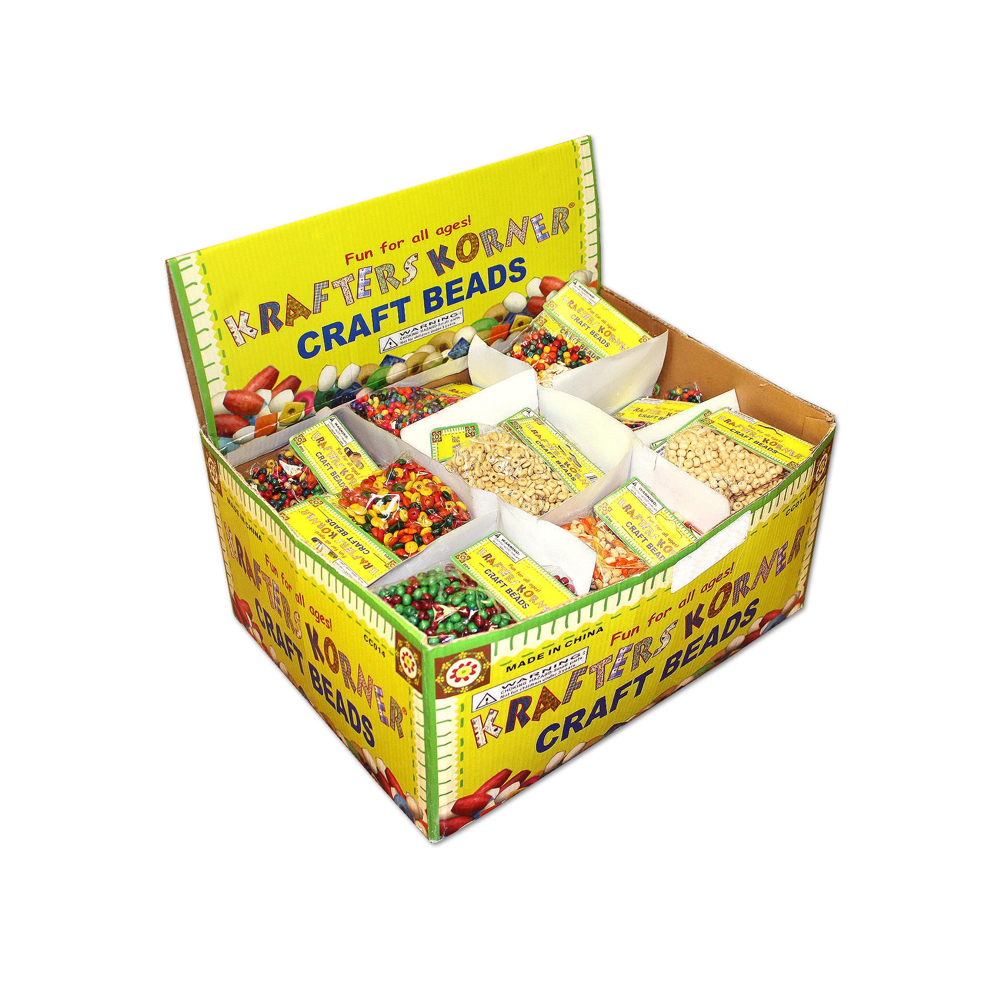 Wooden Craft Bead Countertop Display NERYB