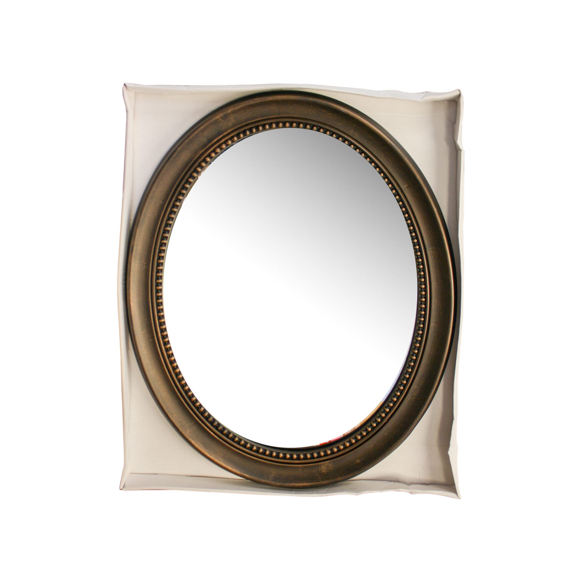 Antique Bronze Framed Oval Mirror NERYB