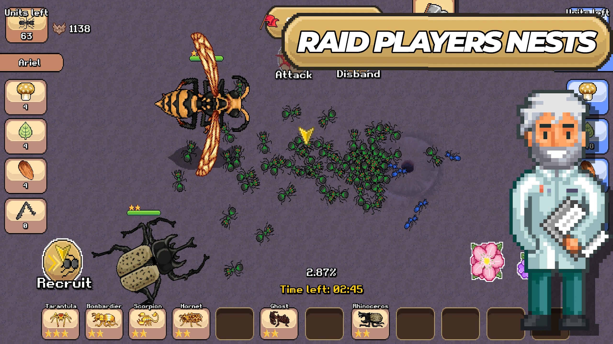 Pocket Ants MOD APK 2024 (Uang Tak Terbatas. God Mode)