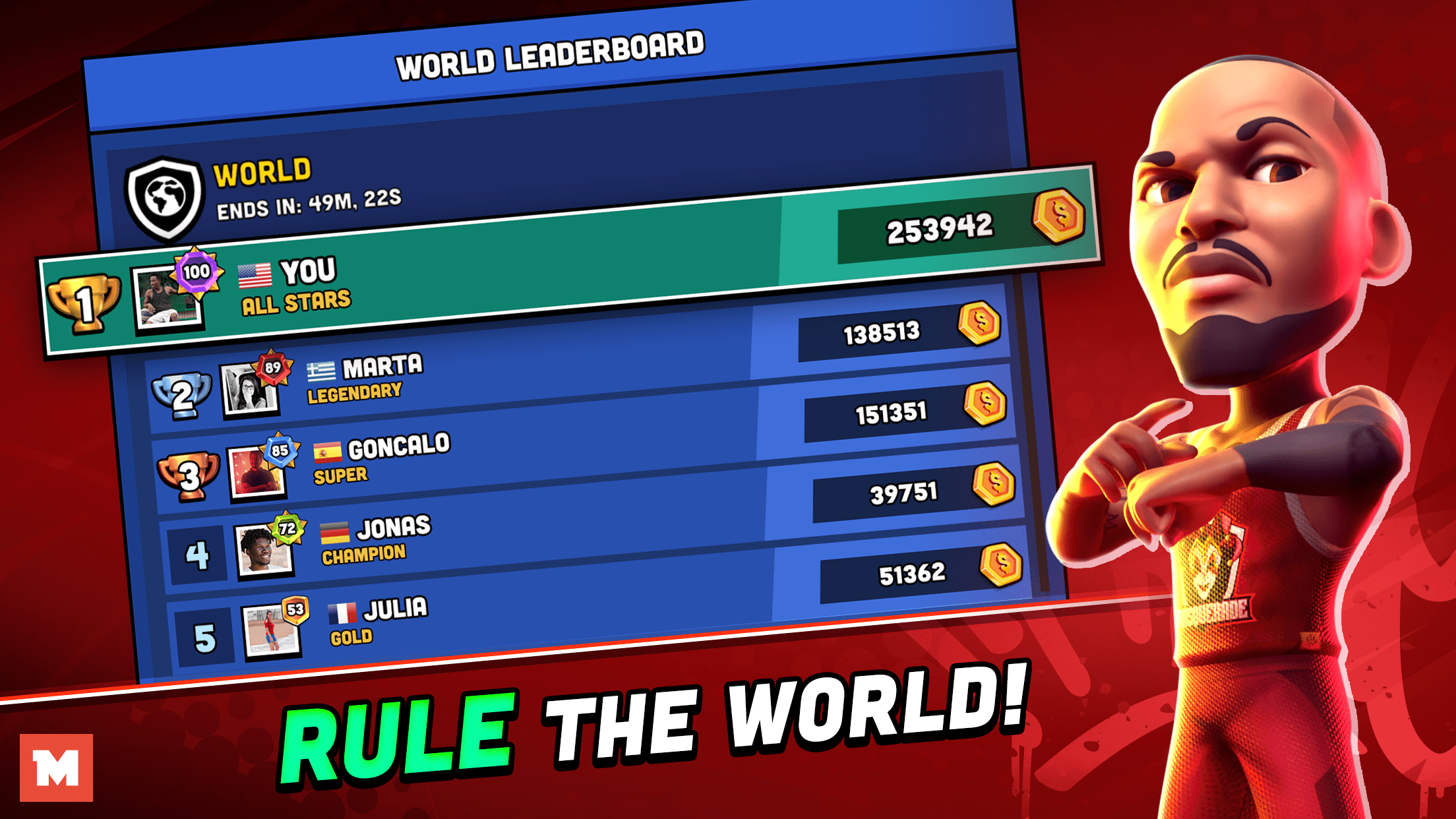 Mini Basketball MOD APK 2024 (Uang Tak Terbatas / Easy Wins)