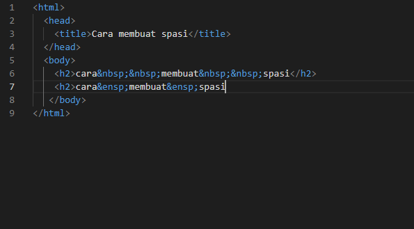 Contoh bahasa pemrogramanya yaitu html,java,php, dll. Cara Membuat Spasi Dalam Paragraf Di Html Lengkap Gambar