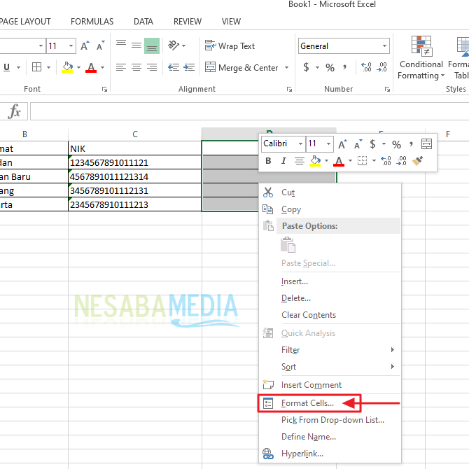 3 Cara Input Angka Lebih dari 15 Digit di Microsoft Excel (+Gambar)