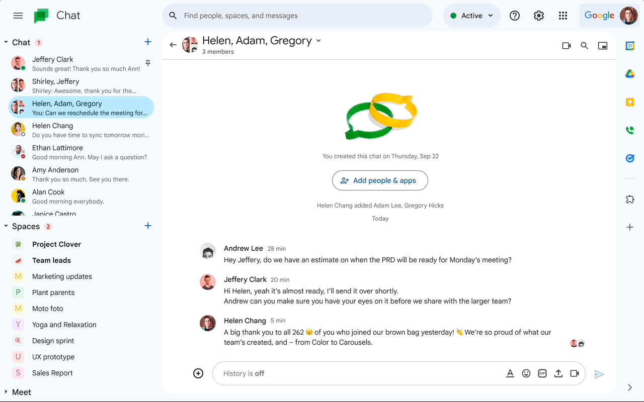 Google Chat Kini Hadir dengan Material You  Redesign