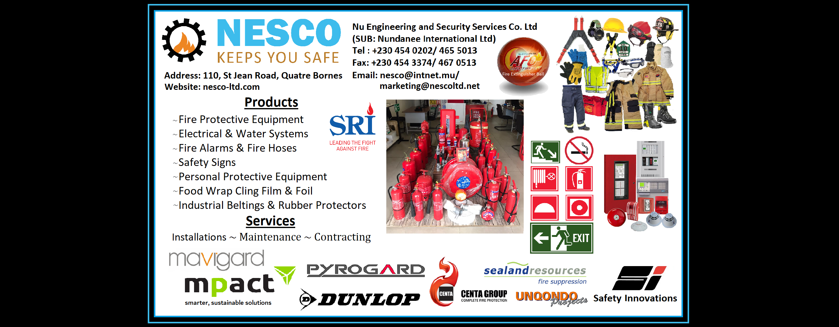NESCO Ltd Keeps you safe!