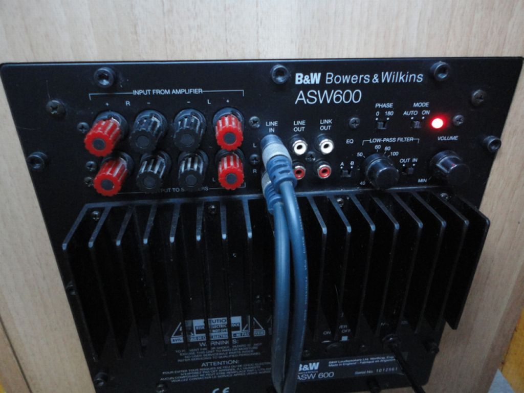 B&W ASW600 Help! | AVS Forum