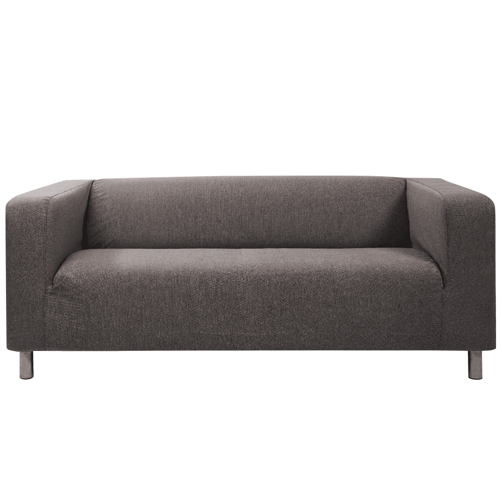 2 Seater Sofa Grey (Fabric) I Location/Vente pour Tournage Cinéma I Paris & France