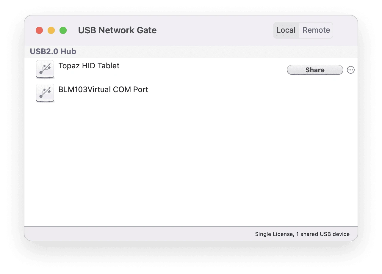 USB over IP. Access USB devices over a TCP/IP network