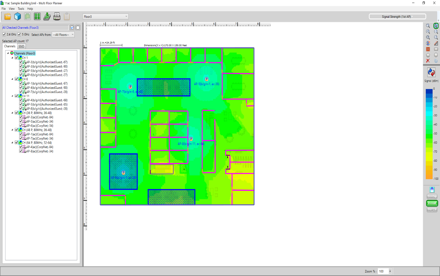 Planner WLAN Planning NetAlly
